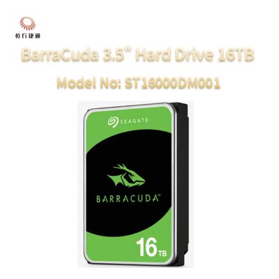 Seagate BarraCuda 3.5" Hard Drive 16TB Model No: ST16000DM001