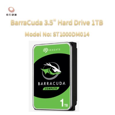 Seagate BarraCuda 3.5" Sabit Disk 1TB Model No: ST1000DM014