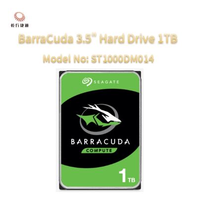 Seagate BarraCuda 3.5" Sabit Disk 1TB Model No: ST1000DM014