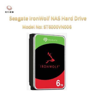 Seagate IronWolf® Ağ Bağlı Depolama (NAS) Sabit Disk Model Numarası: ST6000VN006