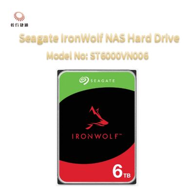 Seagate IronWolf® Ağ Bağlı Depolama (NAS) Sabit Disk Model Numarası: ST6000VN006