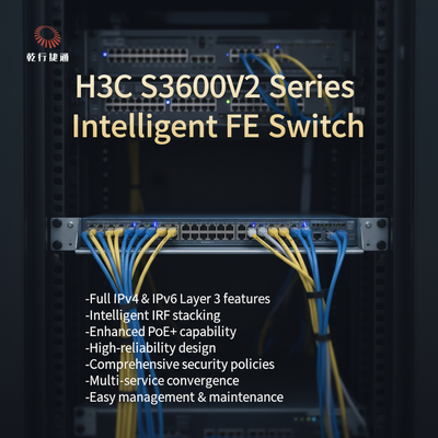 H3C S3600V2 Serisi Akıllı IRF Hızlı Ethernet Değiştiricisi S3600V2-52TP-SI