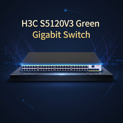 H3C S5120V3-SI Yeşil Akıllı Gigabit Ethernet Anahtarı S5120V3-52P-PWR-LI