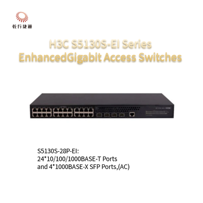 H3C S5130S-EI Serisi S5130S-28P-EI-H1 Gelişmiş Gigabit Erişim Anahtarları