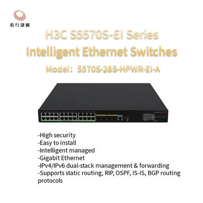 H3C S5570S-EI Serisi 5570S-28S-HPWR-EI-A S5570S-28S-EI Ethernet anahtarları