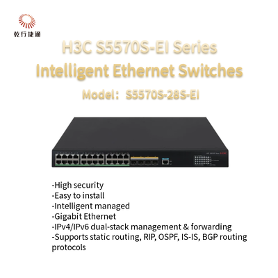 H3C S5570S-EI Serisi S5570S-28S-EI Yüksek Performanslı Akıllı Ethernet anahtarları