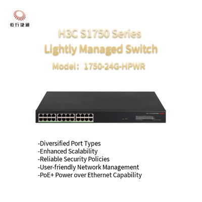 H3C S1750 Serisi S1750-24G-HPWR Hafifçe Yönetilen Anahtar