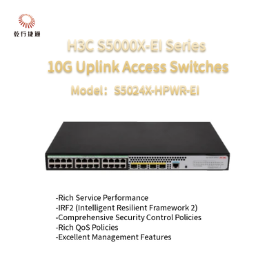 H3C S5000X-EI Serisi S5024X-HPWR-EI 10G Uplink Erişim Anahtarları