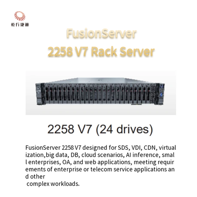 FusionServer 2258 V7 Raf Tipi Sunucu 8 Sürücü 12 Sürücü 16 Sürücü 24 Sürücü