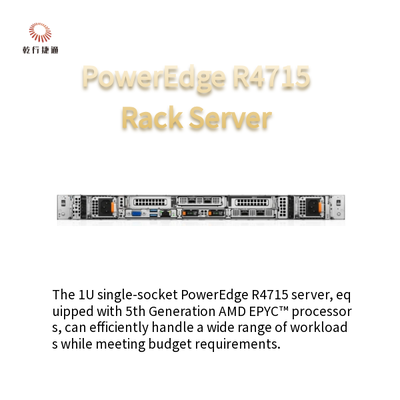 PowerEdge R4715 1U Tek Soketli Sunucu 5. Nesil AMD EPYC İşlemcileri tarafından Desteklenir