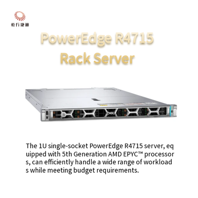 PowerEdge R4715 1U Tek Soketli Sunucu 5. Nesil AMD EPYC İşlemcileri tarafından Desteklenir