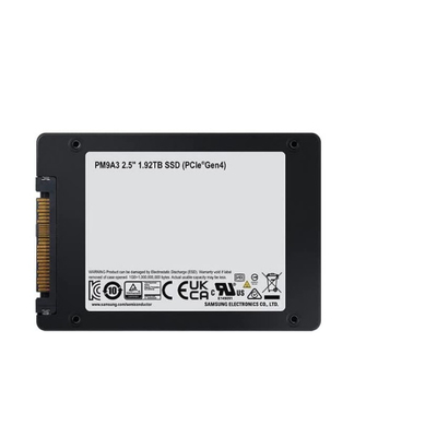 PM9A3 Samsung Katı Hal Sürücüsü SSD 2.5 U.2 NVME GEN 4 1.92TB