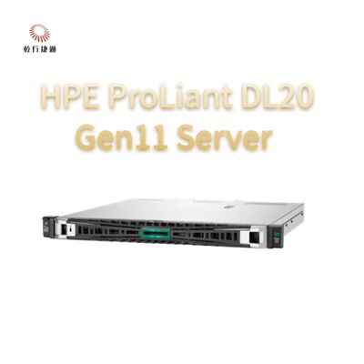 HPE ProLiant DL20 Gen11 Rack Sunucusu, flaş depolama sistemi,1U Rackmount Sunucu Satışı