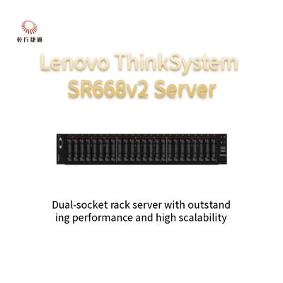 ThinkServer SR668 V2 2U çift soketli sunucu Intel 10. nesil çekirdek işlemci